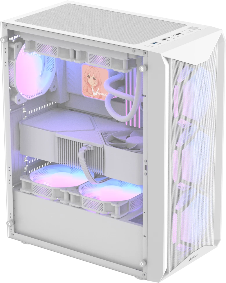 Корпус Formula V Air Power G1 White, Midi-Tower, без БП, белый