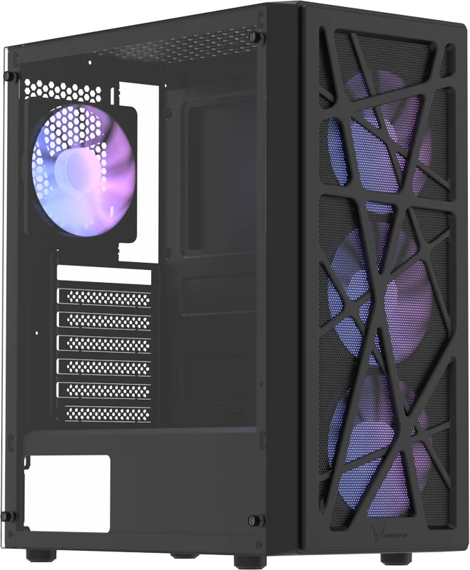 Корпус Formula V MANA AR V2 Black, Midi-Tower, без БП, черный