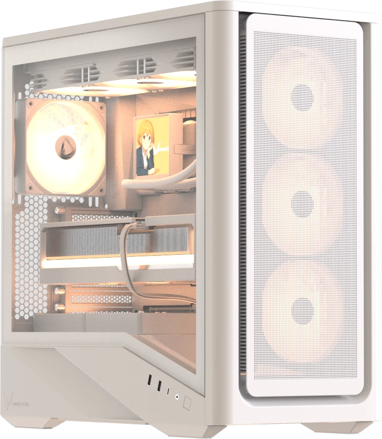 Корпус Formula V Air Power G9 Duo PA White, Midi-Tower, без БП, белый