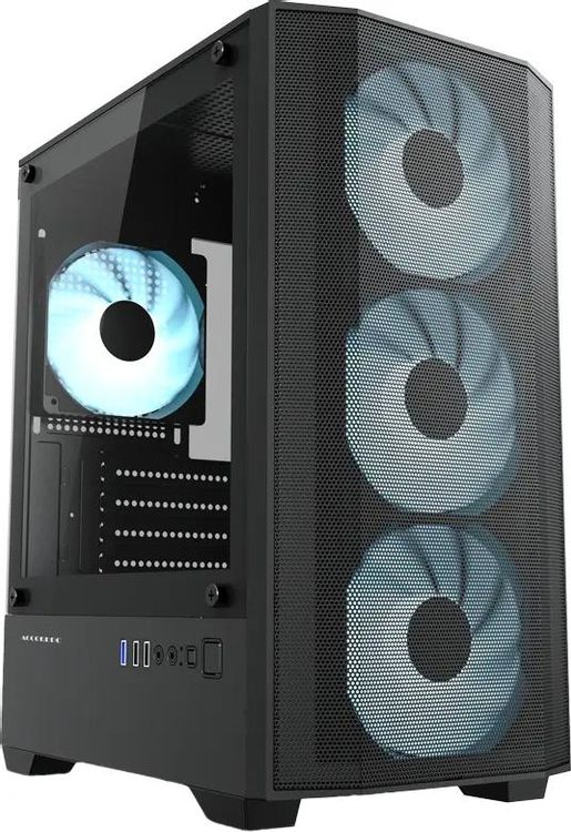 Корпус ACCORD 195M, Mini-Tower, без БП, черный