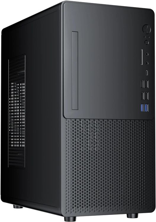 Корпус ACCORD U02B, Mini-Tower, без БП, черный