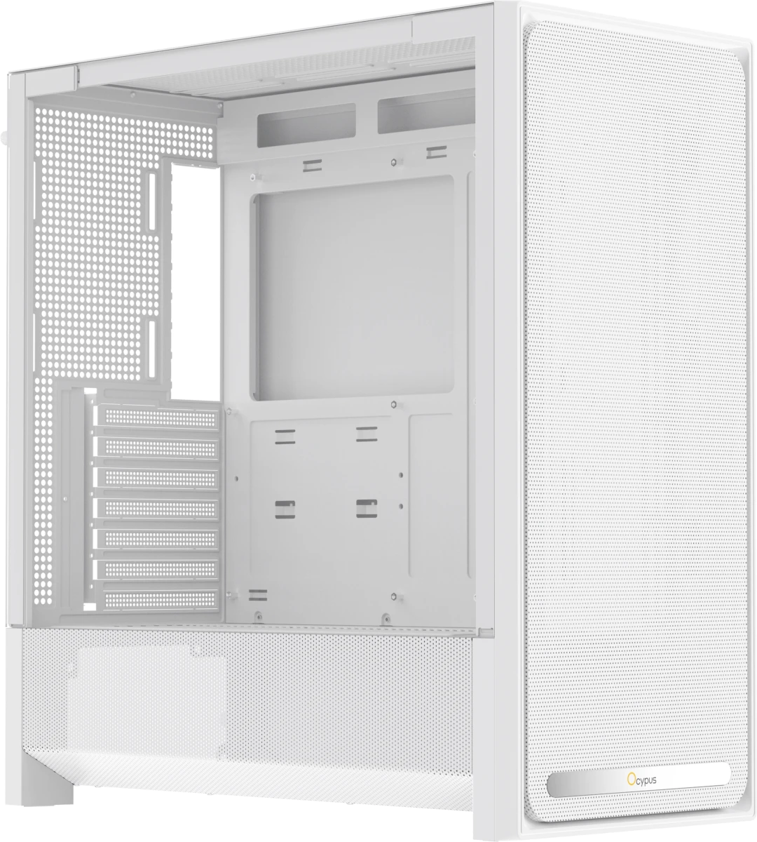 Корпус Ocypus Delta C70 WH, Midi-Tower, без БП, белый