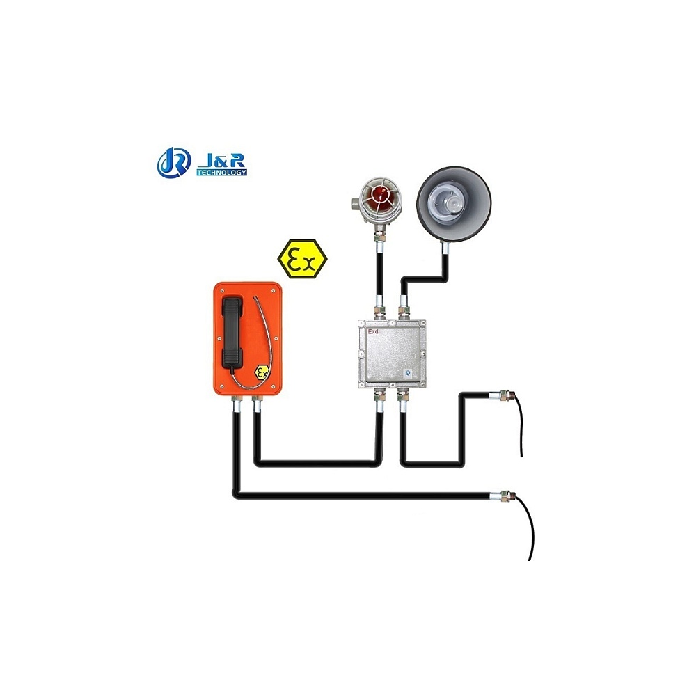 VoIP-телефон J&R JREX103-CB-HB-SIP, 2 SIP-аккаунта (JREX103-CB-HB-SIP)