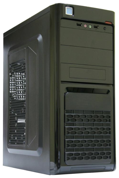 

Корпус Trin U3103 BK-SR-BK, ATX MidiTower, черный, 400W, U3103