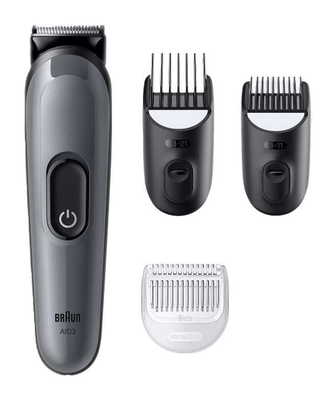 Триммер Braun AIO3, режимов 1, насадок 3