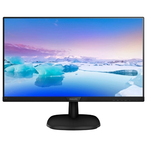 Монитор 27" Philips 273V7QDSB (00/01) IPS, 1920x1080 (16:9), 250cd/m2, 5ms, VGA, DVI, HDMI, черный б/у, после ремонта (замена основной платы), потёртости, без подставки и комплекта - только монитор