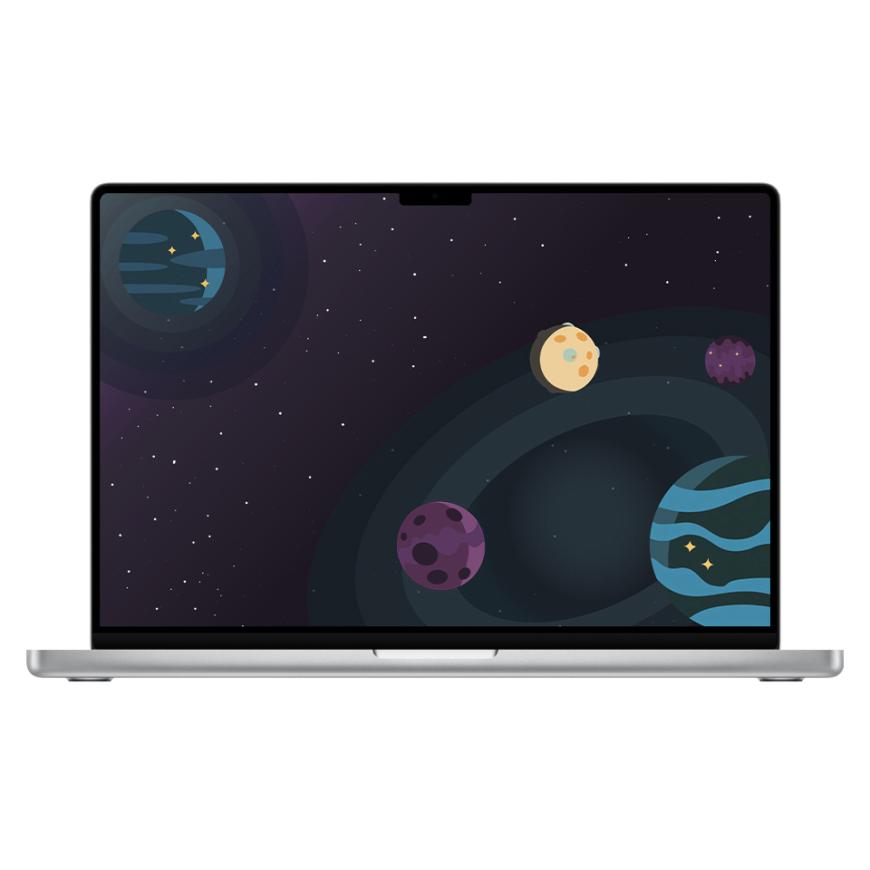 Ноутбук 16" Apple MacBook Pro, серебристый (MGE74LL/A) Английская клавиатура!