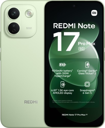 Смартфон Xiaomi Redmi Note 17 Pro Max 8Gb/256Gb зеленый (MZB0P2SRU/81164)
