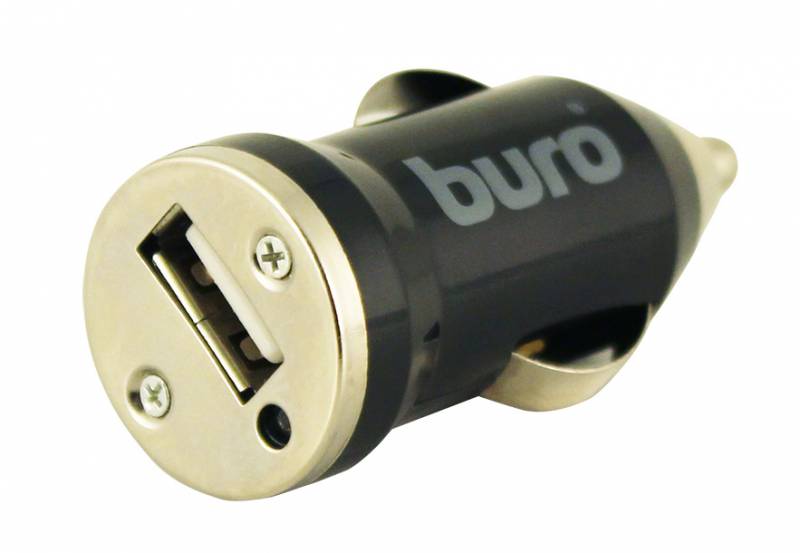 Автомобильное зарядное устройство Buro TJ-084, 1USB, 1A, черный (340908)