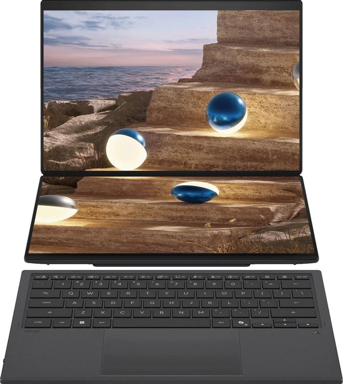 Ноутбук 14" ASUS ZenBook Duo UX8407AA-SN198X, темно-серый (90NB16V1-M00910)