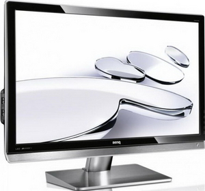 Монитор 23.6" BenQ EW2430 1920x1080, USB-Hub, DVI/2HDMI, черный-серебристый б/у, царапины, потёртости, в комплекте только монитор и подставка