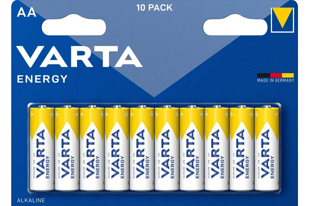Батарейка Varta Energy, AA, 1.5V, 10 шт