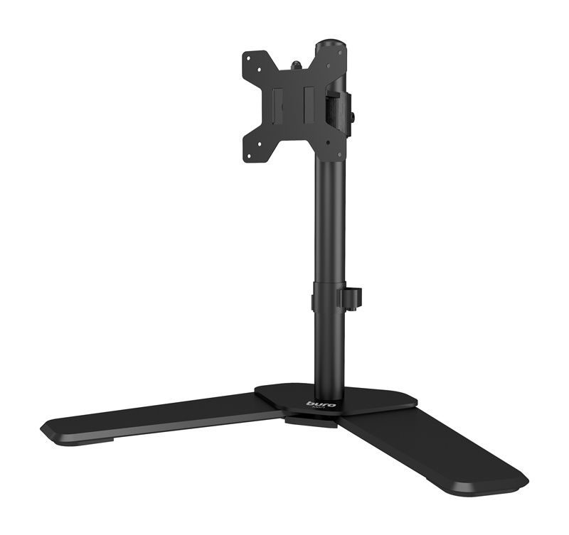 Кронштейн настольный для TV/монитора BURO M071, 15"-32", портрет-альбом, до 8 кг, черный б/у, следы монтажа, в комплекте кронштейн и винты