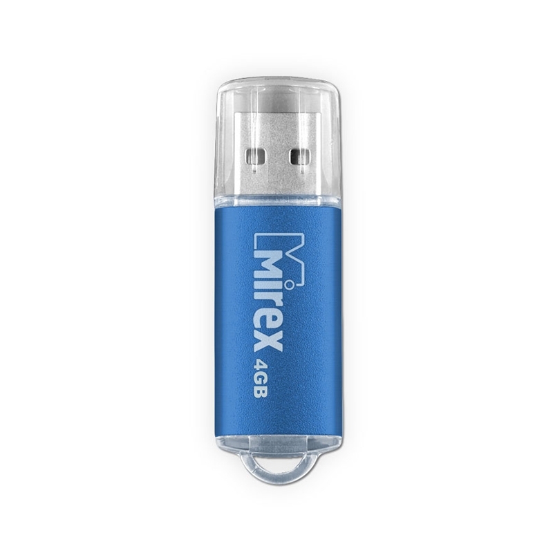 

Флешка 4Gb USB 2.0 Mirex UNIT, синий (13600-FMUAQU04), UNIT