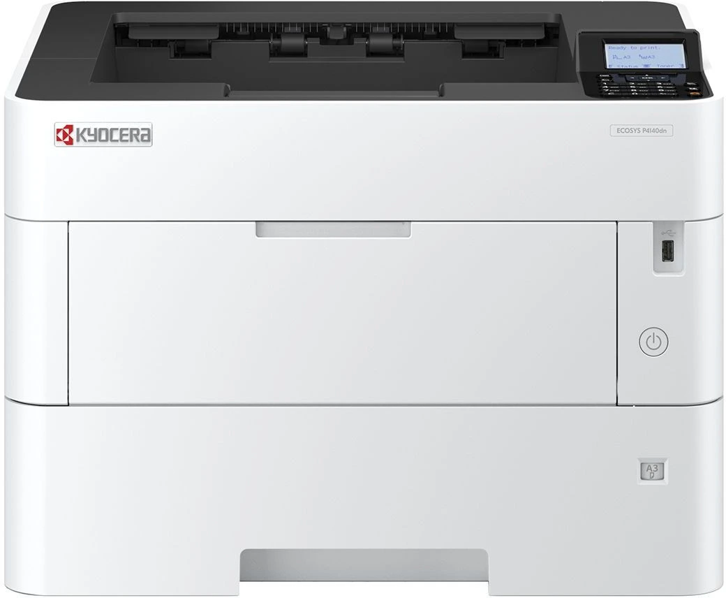Принтер Kyocera Ecosys P4140DN, A3, ч/б, сетевой, USB