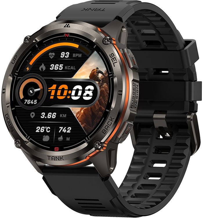 Смарт-часы KOSPET Tank T3 Ultra2 48мм, черный