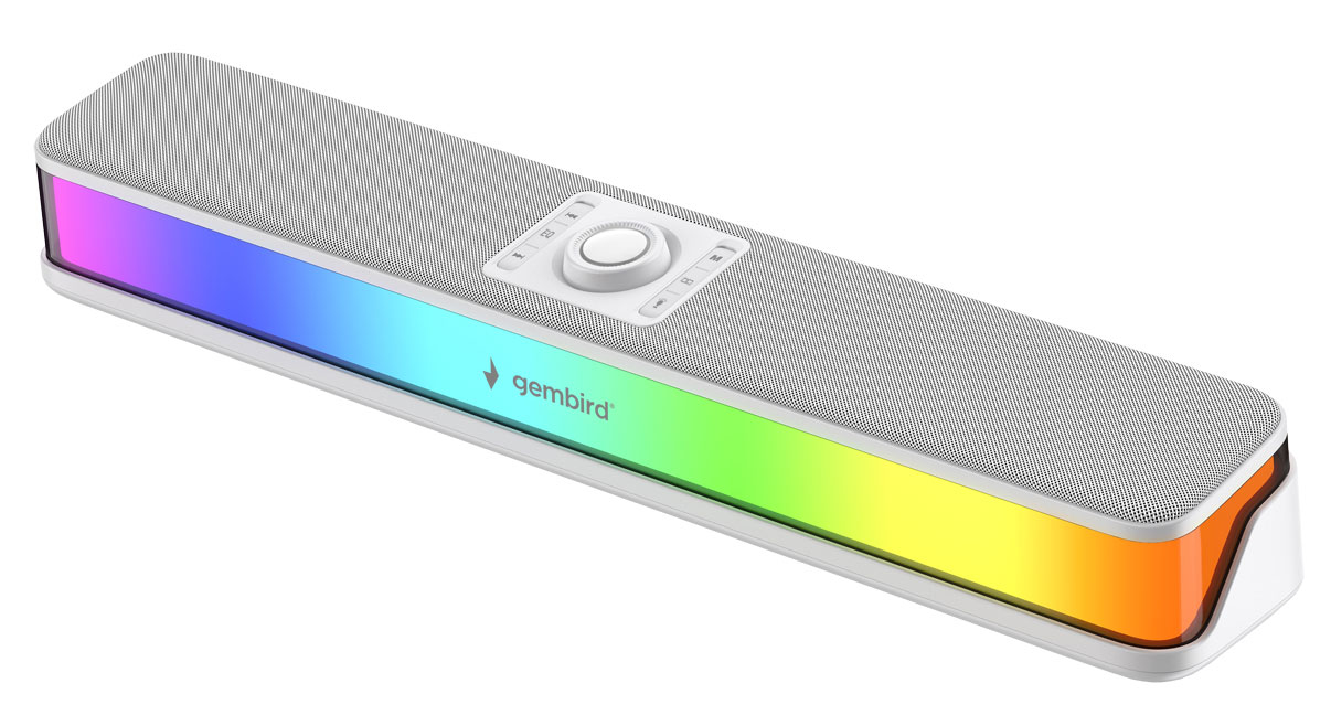 Саундбар Gembird SPK-330-W, 16 Вт, USB, Bluetooth