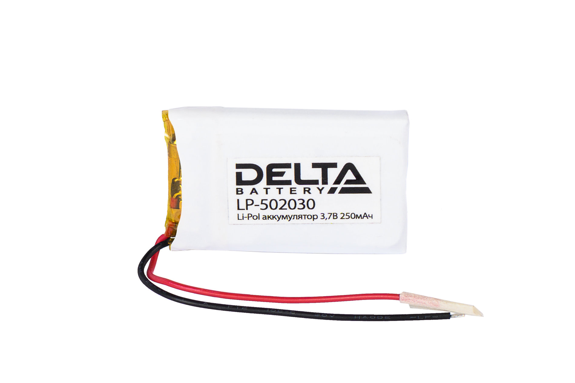 Аккумулятор DELTA, призматический, 250 мА·ч, 1 шт