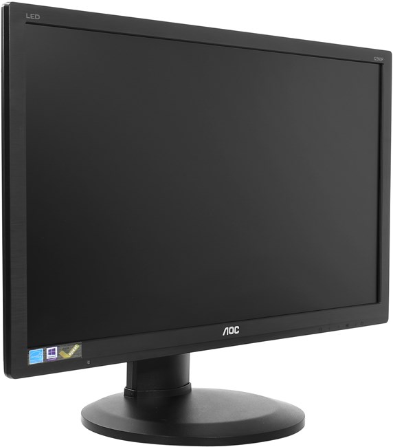 Монитор 23" AOC i2360Phu/BK IPS, 1920x1080 (16:9), 250cd/m2, 6ms, VGA, DVI, HDMI, USB-Hub, черный б/у, с внутренней эксплуатации, без подставки, без комплекта, потертости по корпусу