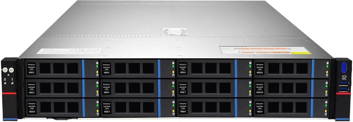 Сервер iRU Rock G2212IG4, 2 x Intel Xeon Gold 6448Y, 2 x 64Gb RAM (2160706)