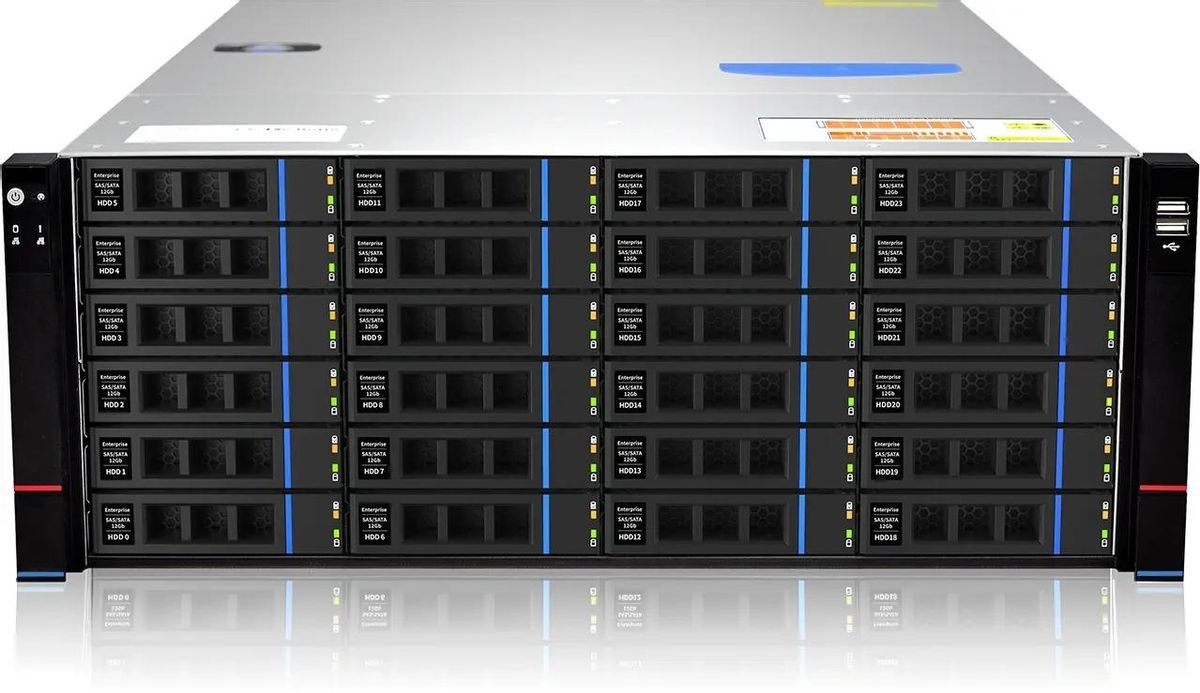 Сервер iRU Rock s4124g, 1 x Intel Xeon Silver 4510, 2 x 32Gb RAM (2174819)