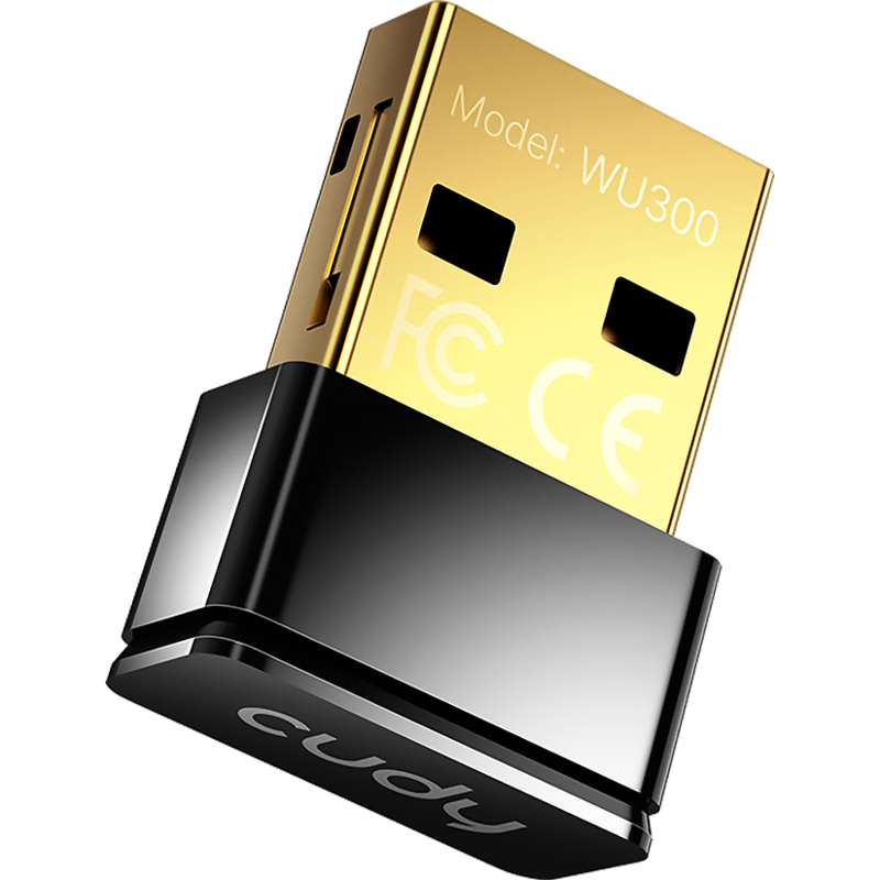 Адаптер Wi-Fi Cudy WU300, до 286 Мбит/с, USB (WU300)