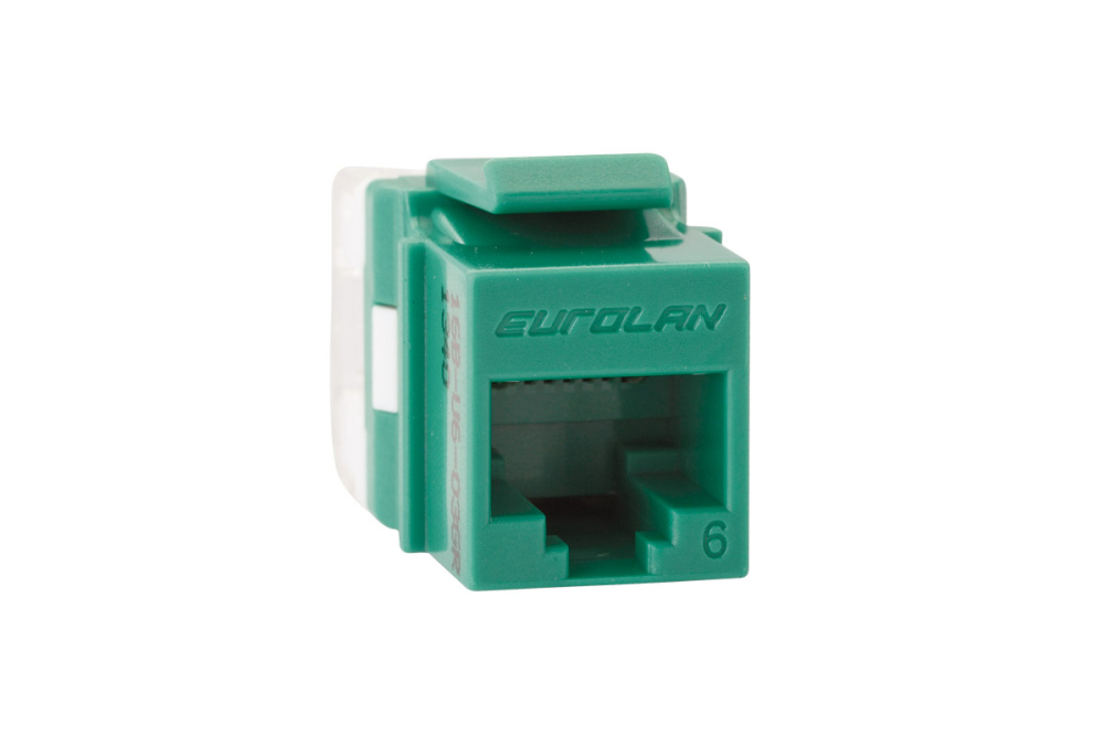 Модуль Keystone Eurolan, RJ-45 cat.6 (16B-U6-03GR)