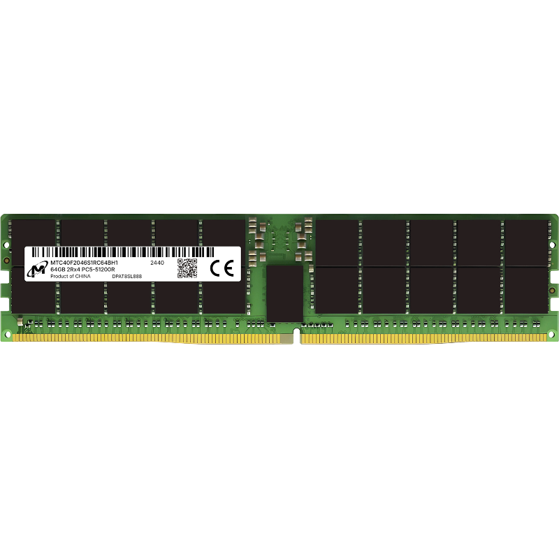 Память DDR5 RDIMM 64Gb Micron (MTC40F2046S1RC64BH1)
