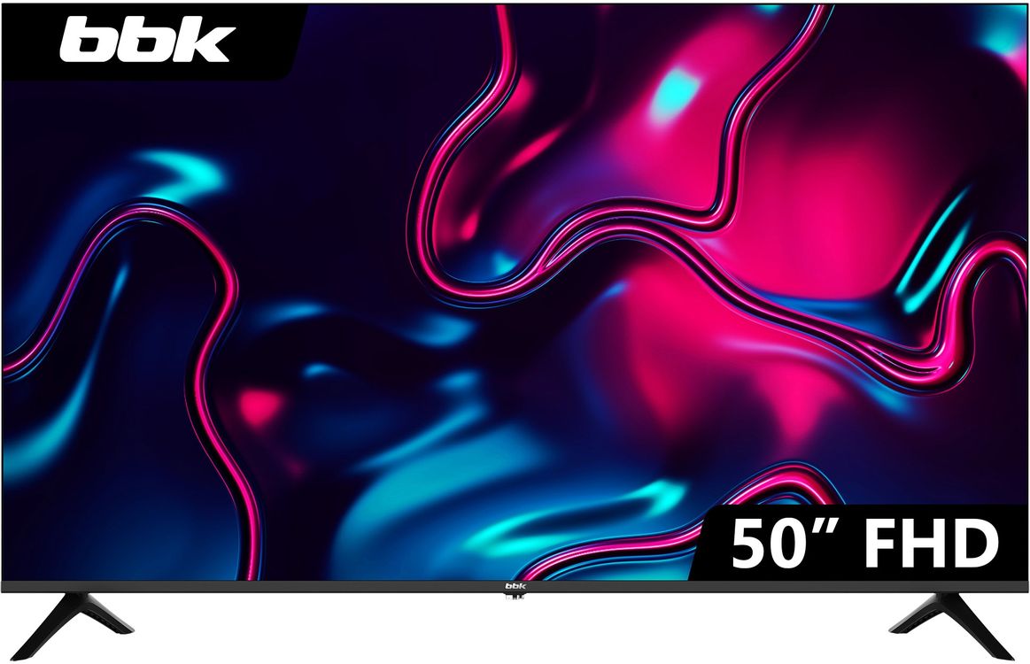 Телевизор 50" BBK 50LEM-1031/FTS2C, 1920x1080, черный