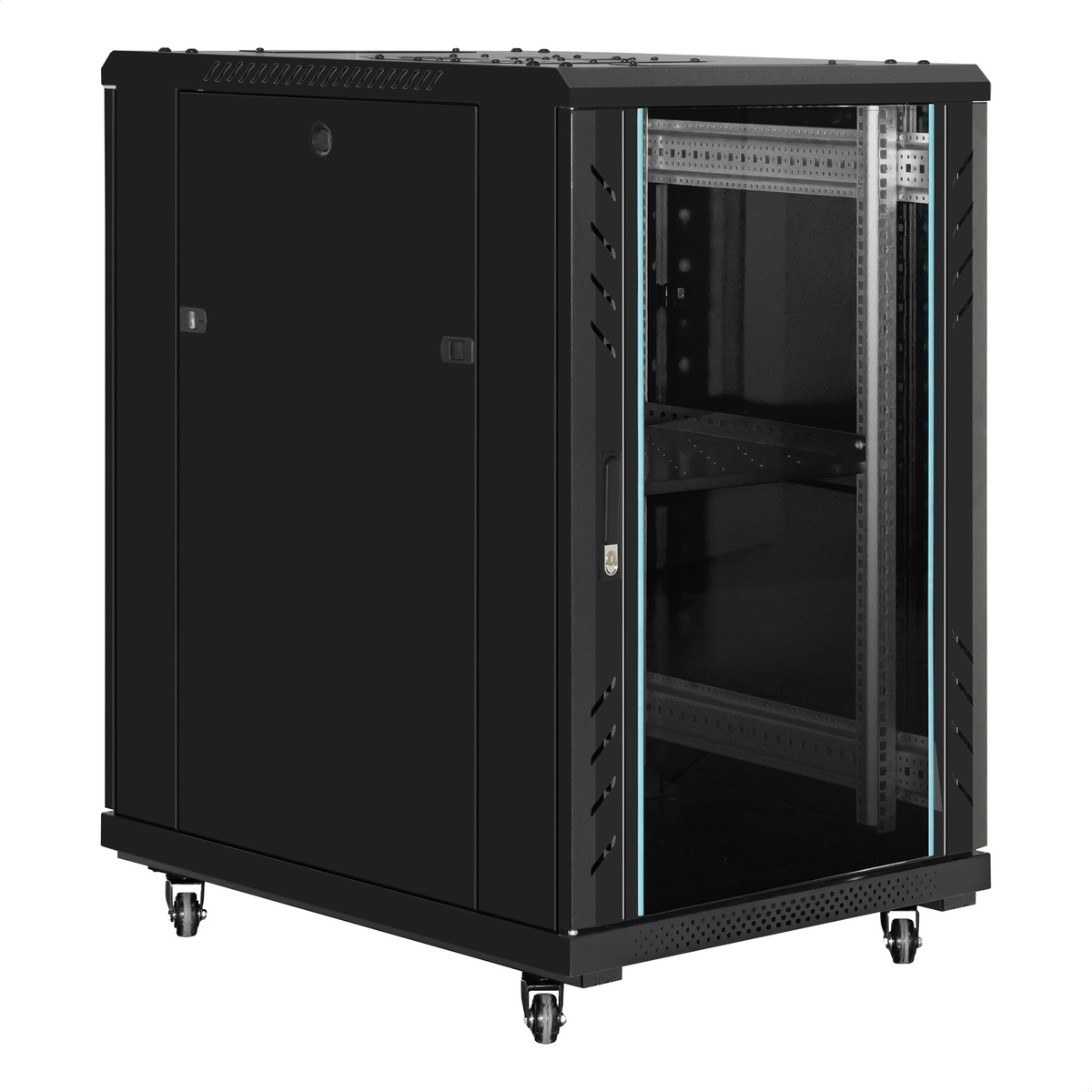 Шкаф ExeGate EC-FS-18U.600.800.G.BLACK 18U, 600x800 мм (EX300402RUS)