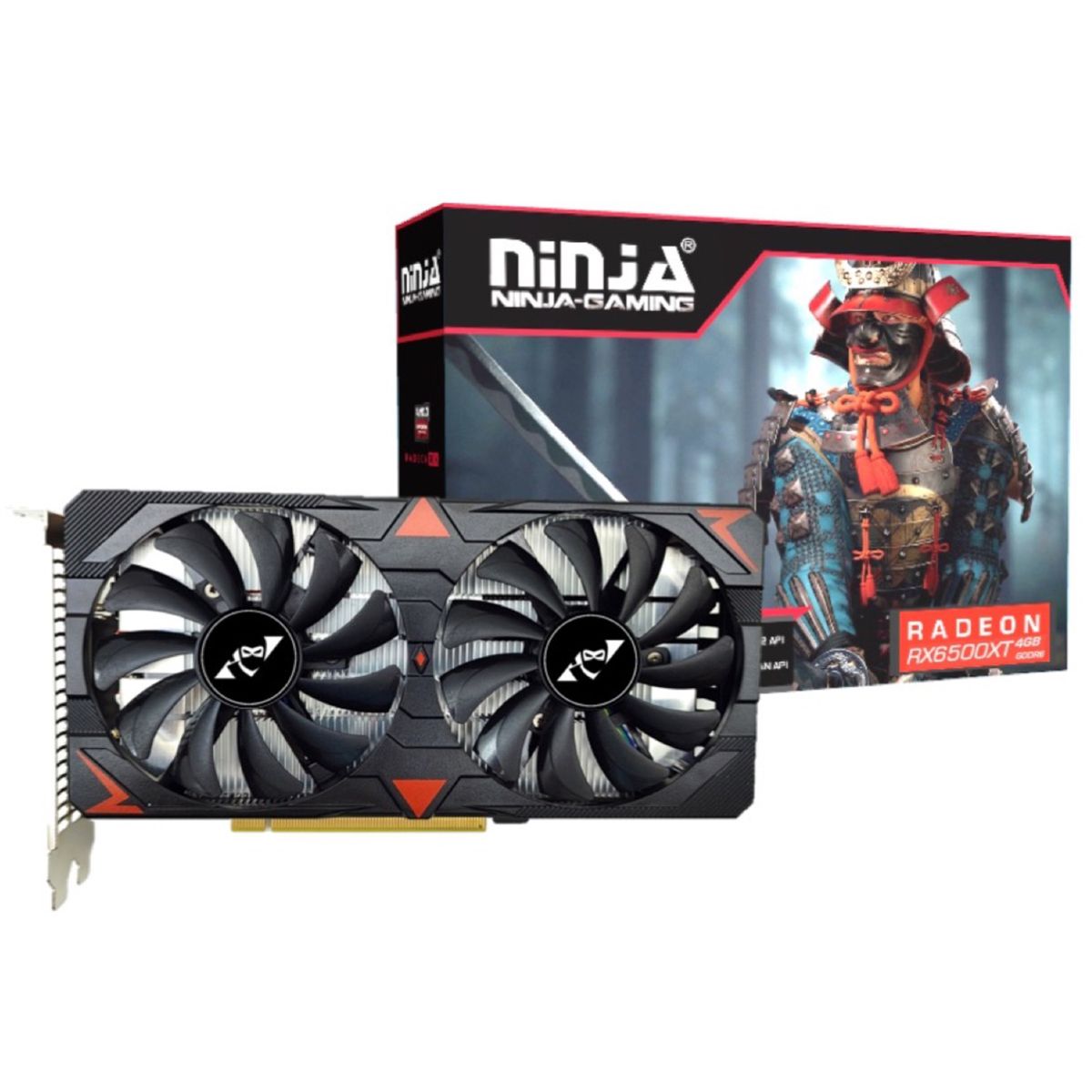 Видеокарта Ninja (Sinotex) AMD Radeon RX 6500 XT AF65XTF46F, 4Gb GDDR6