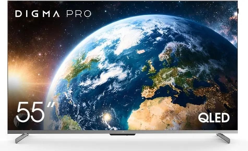 Телевизор 55" Digma Pro 55D, 3840x2160, черный графит