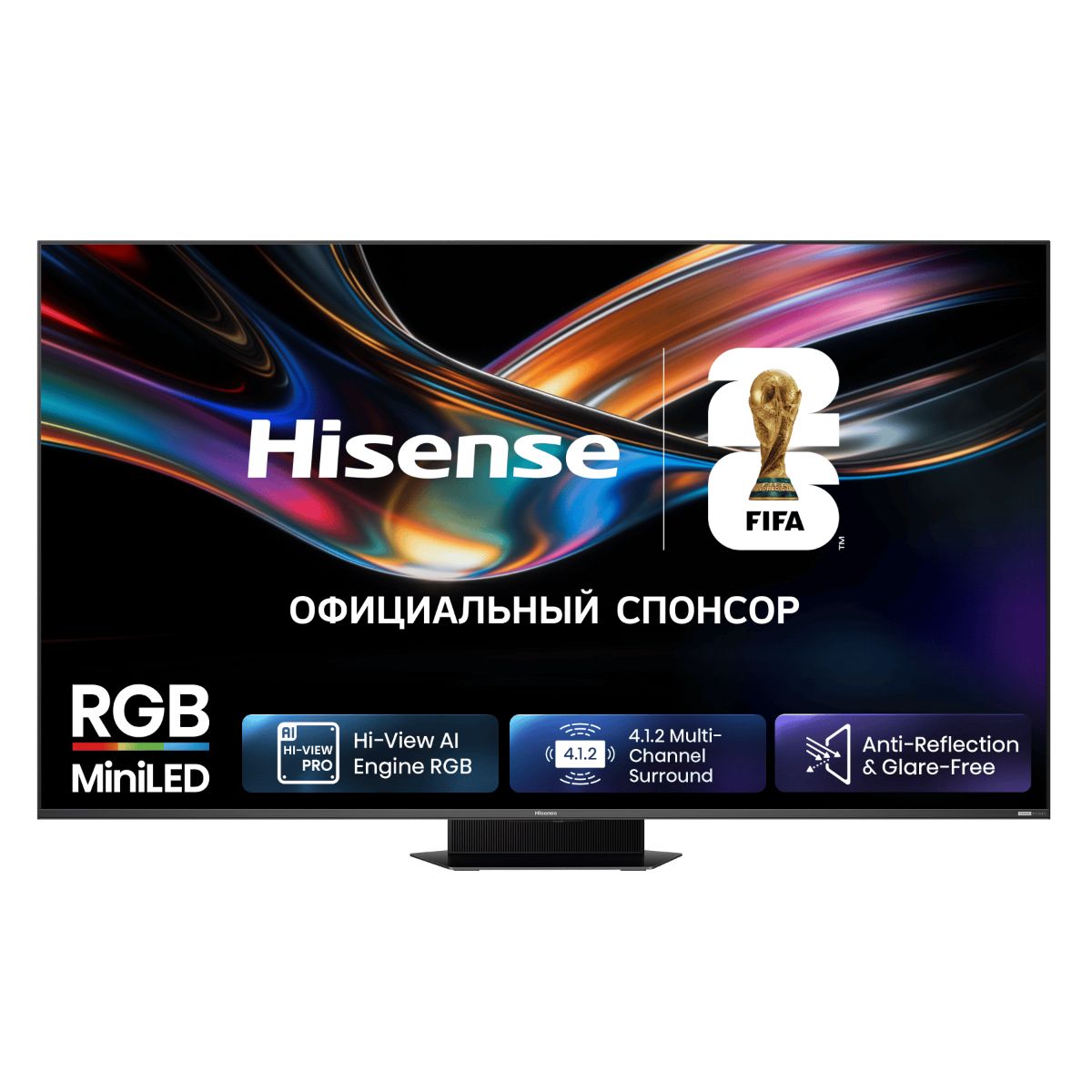 Телевизор 65" Hisense 65UR9S, 3840x2160, серый