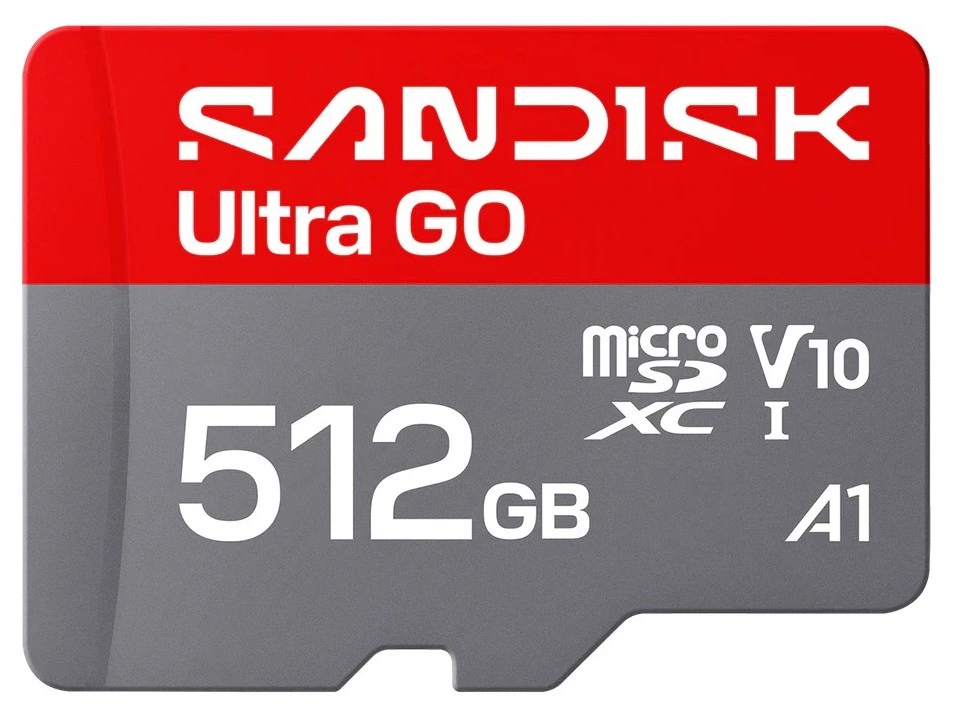 Карта памяти microSDXC Sandisk 512Gb Class 10 UHS-I (SDSQUGN-512G-GN6MN)