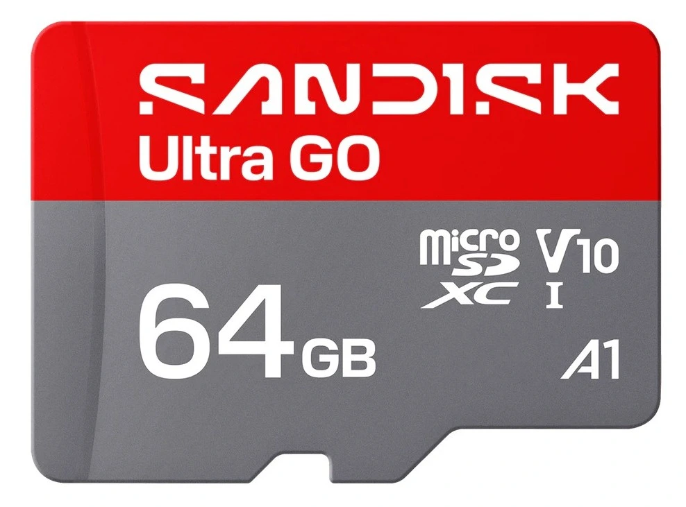 Карта памяти microSDXC Sandisk 64Gb Class 10 UHS-I (SDSQUGN-064G-GN6MN)