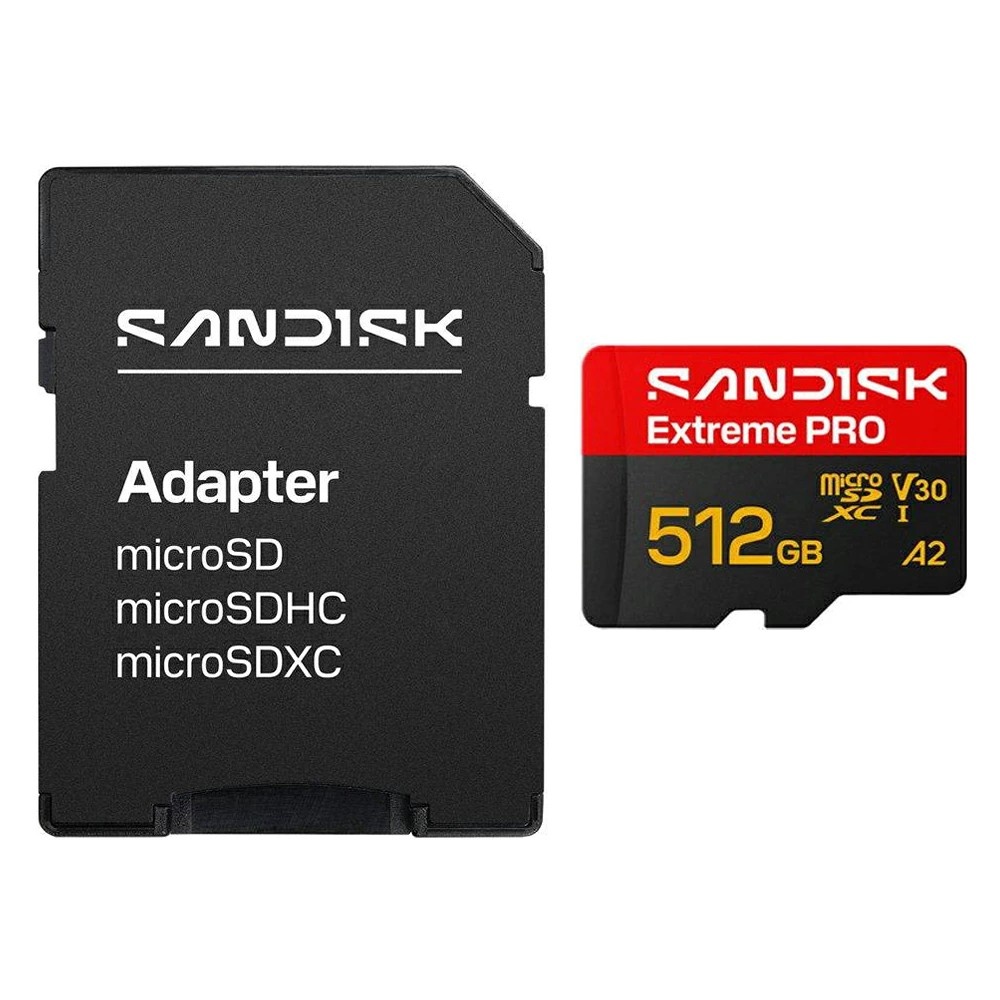 Карта памяти microSDXC Sandisk 512Gb Class 10 UHS-I U3 (SDSQXCJ-512G-GS6MA)