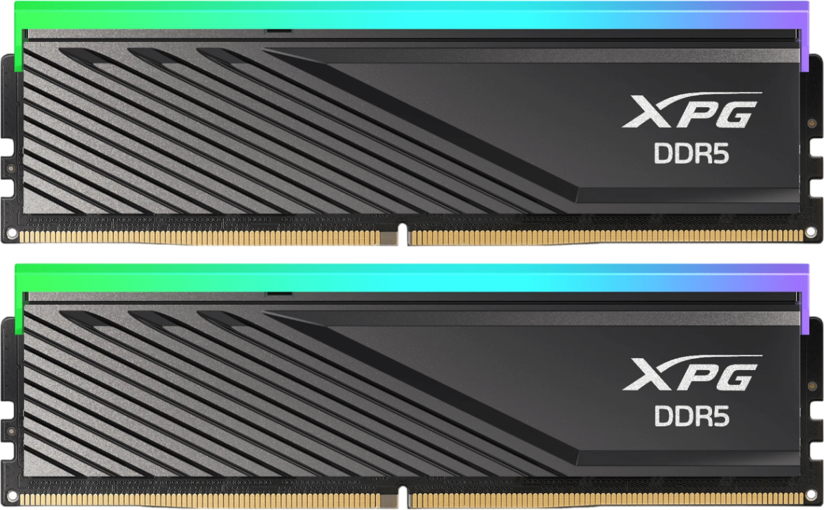 Комплект памяти DDR5 DIMM 32Gb (2x16Gb), 6000MHz ADATA (AX5U6000C2816G-DTLABRBK)
