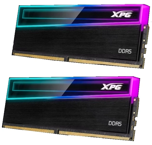 Комплект памяти DDR5 DIMM 32Gb (2x16Gb), 6400MHz ADATA (AX5U6400C3216G-DCNKRBK)