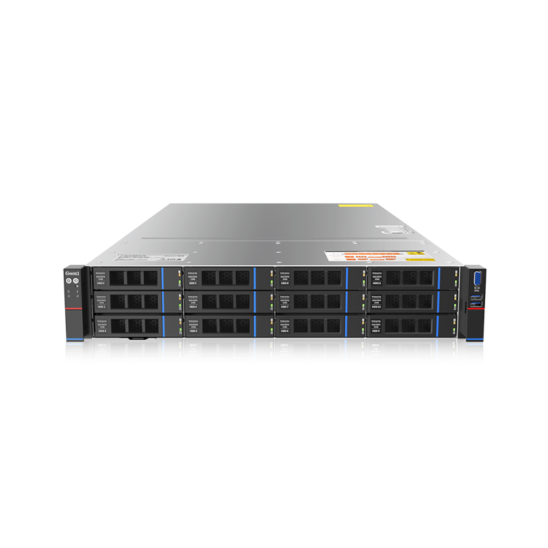 Серверная платформа GOOXI AS201-D12R-NV-G4, 2xSocket4677, 16xDDR5, 12x2.5/3.5 HDD HS, Redundant 2x1300 Вт 2U (0.95.002.1044)