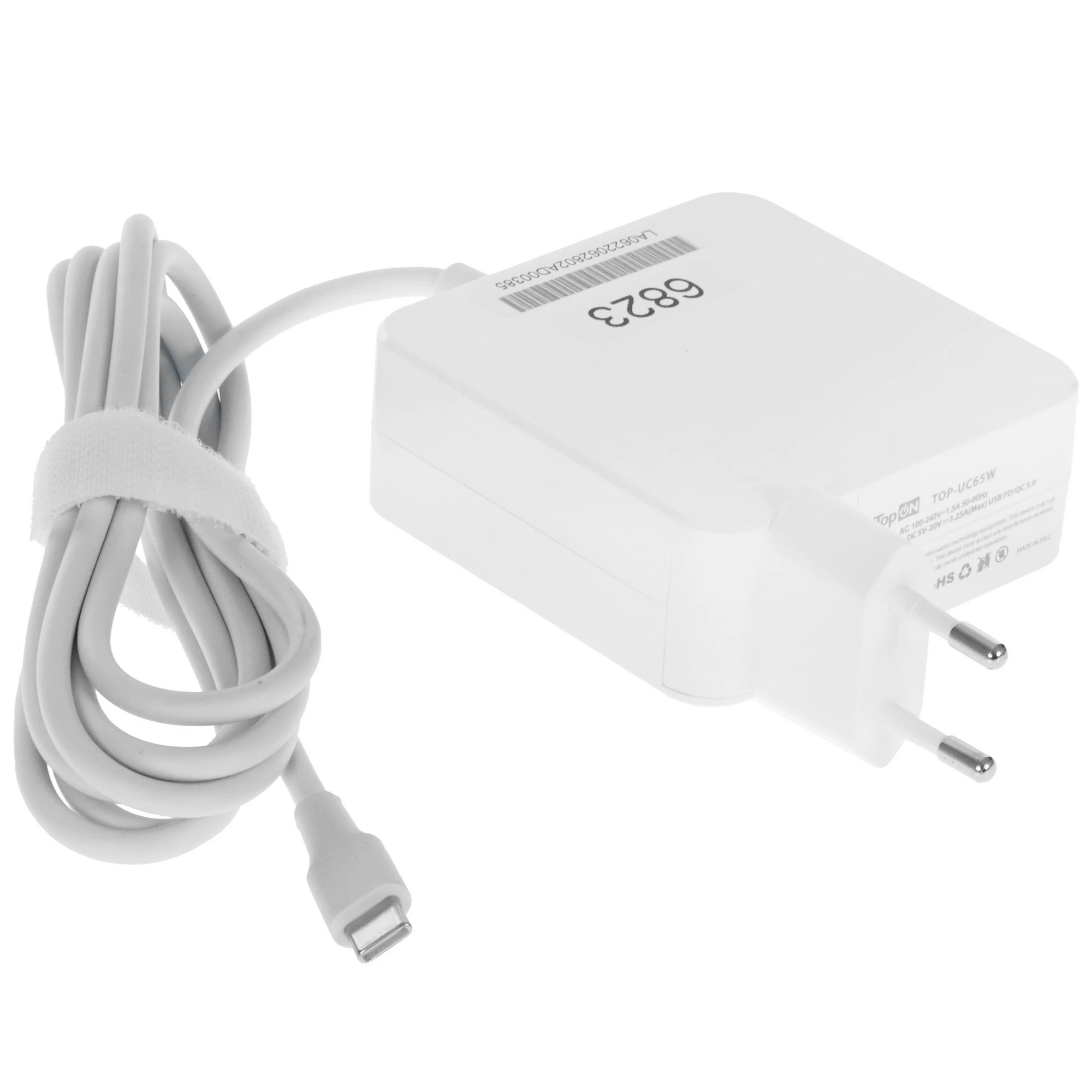 Адаптер питания ноутбука TopON TOP-UC65W