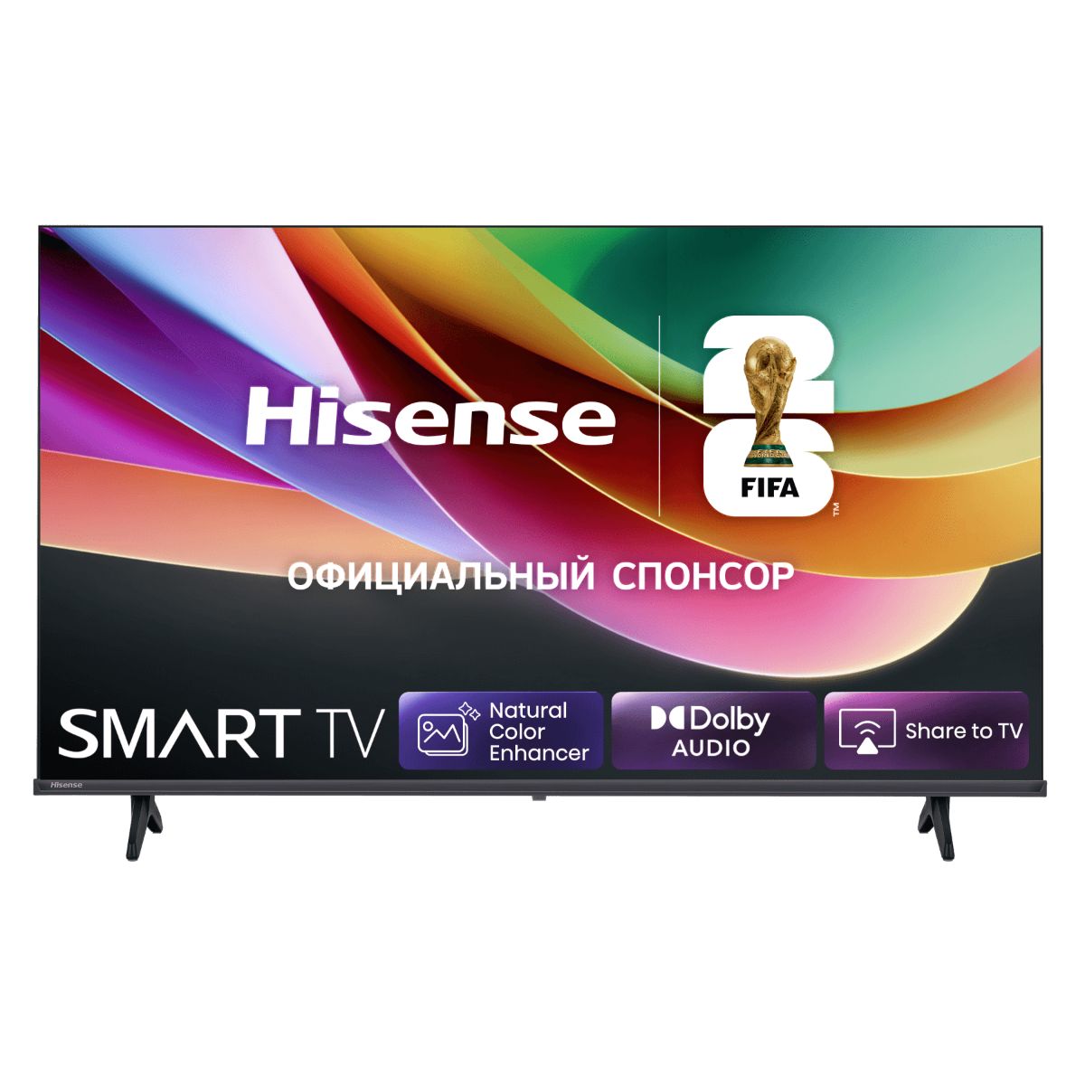Телевизор 40" Hisense 40A4S, 1920x1080, черный