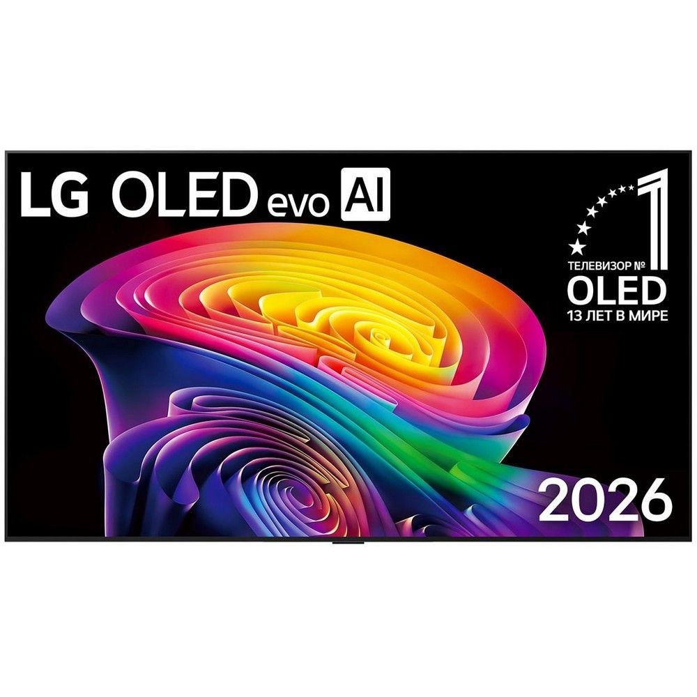 Телевизор 42" LG OLED42C6RLA.ARU (2026), 3840x2160, черный