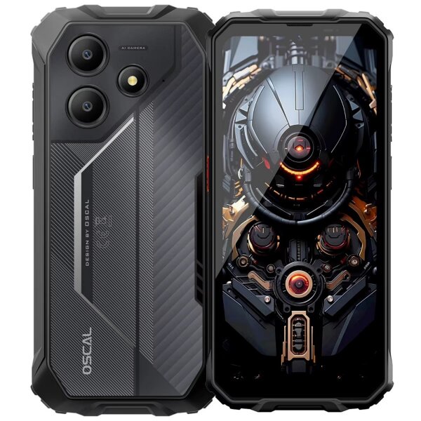 Смартфон Oscal Marine 2 8Gb/128Gb черный (Marine 2 8+128GB Black)