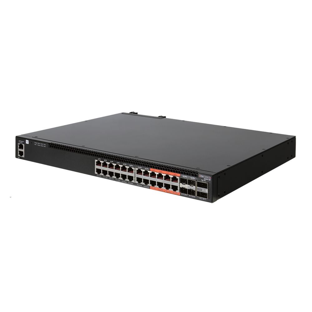 Коммутатор Edgecore 4610-30P-O-AC-F/4610-30P-O-AC-Fv1, 24x1 Гбит/с, SFP+ 4x10 Гбит/с, SFP/uplink: QSFP+x2 (4610-30P-O-AC-F/4610-30P-O-AC-Fv1)