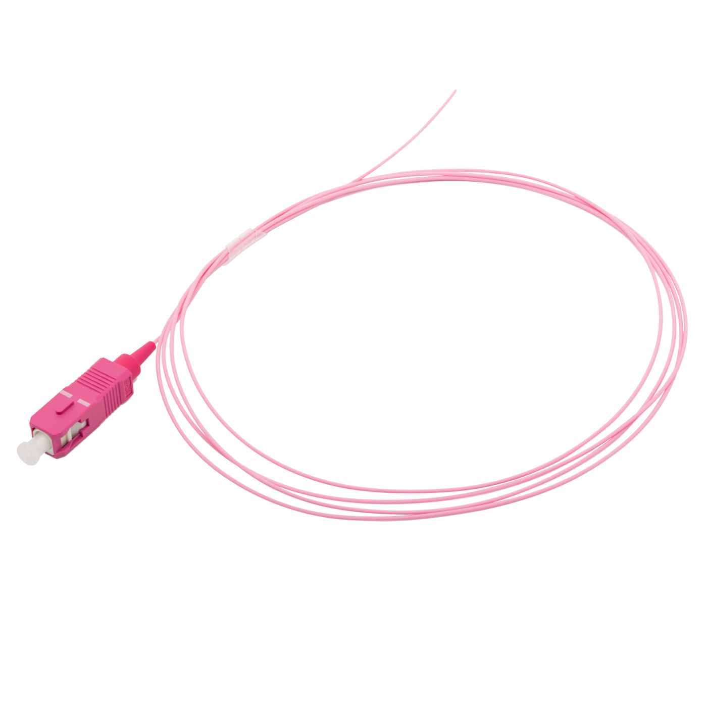 Пигтейл LANMASTER многомодовый, одинарный, 1.5 м (LAN-PIG-SC/OM4-1.5)