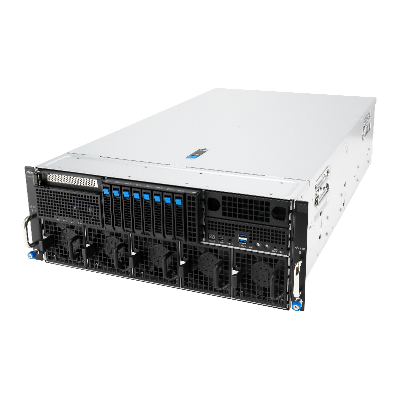Серверная платформа ASUS ESC8000-E12P, 2xSocket4710, 32xDDR5, 8x2.5 HDD HS, Redundant 4x3200 Вт 4U (90SF0411-M00L20)