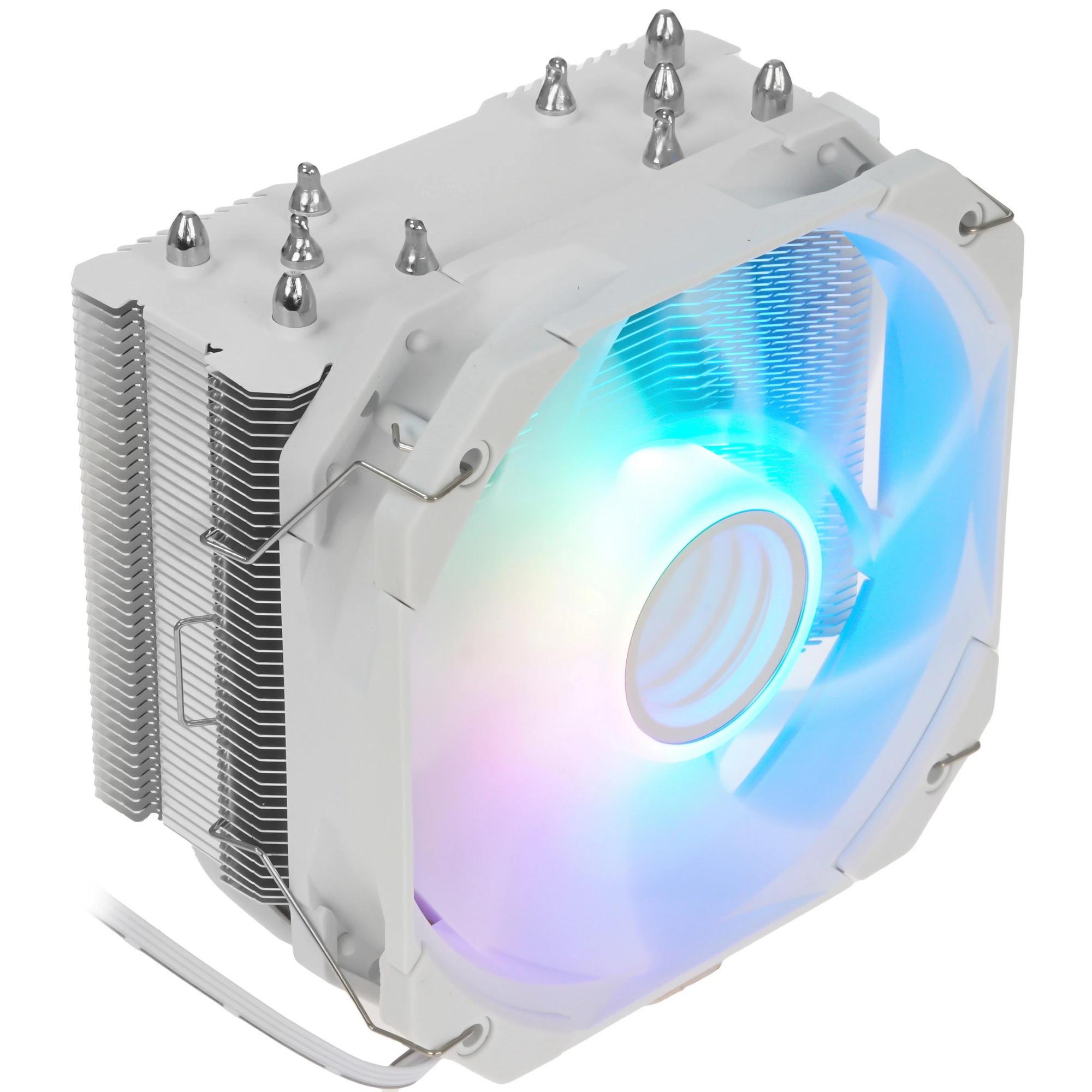 Кулер для процессора Thermalright Assassin King 120 Mini WHITE ARGB V3, 120 мм, 1500rpm, 150 Вт, ARGB (TRAK120MV3AW)