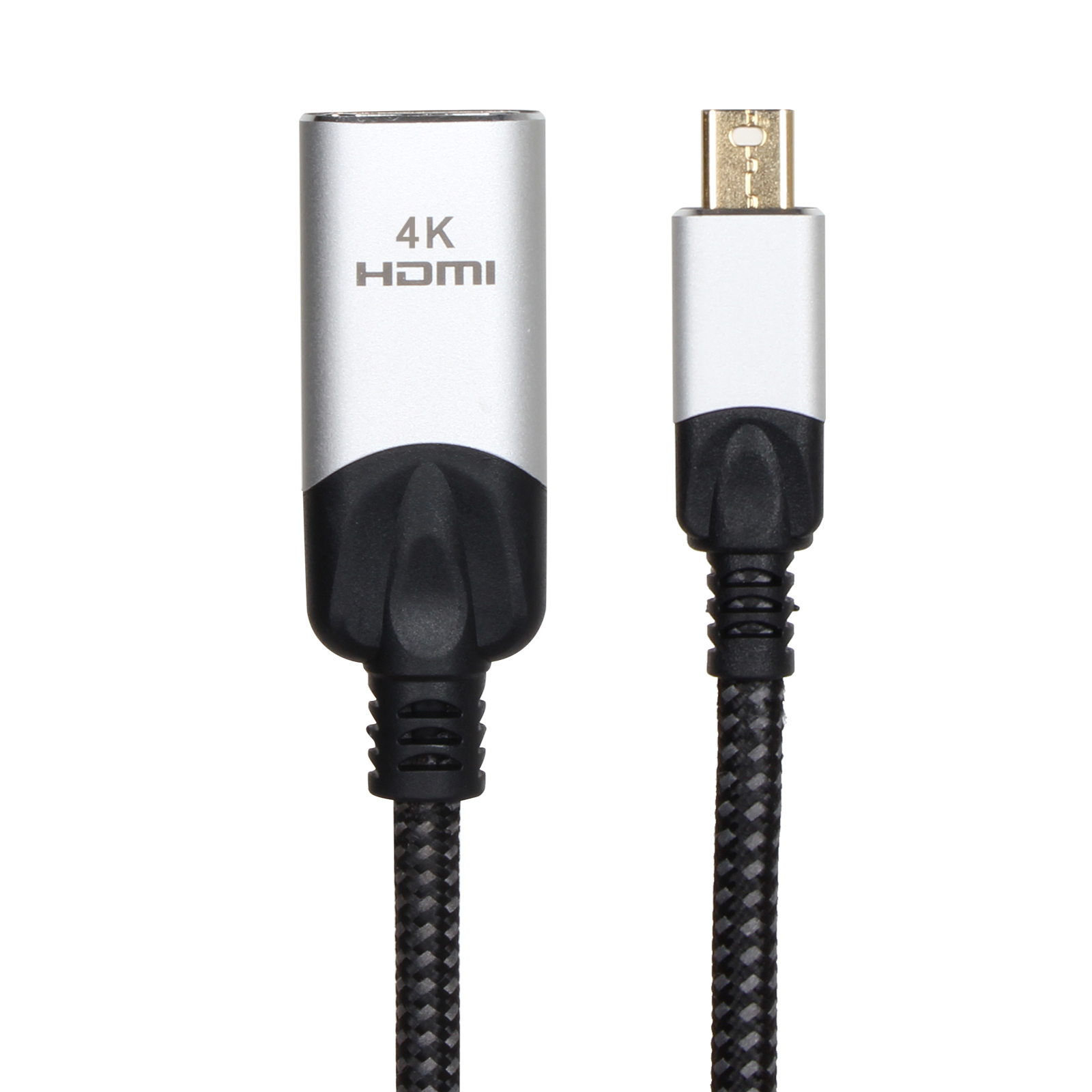 Кабель-переходник (адаптер) Mini DisplayPort(20M)-HDMI(19F), 15 см, VCOM Premium CG616M (CG616M-0.15)