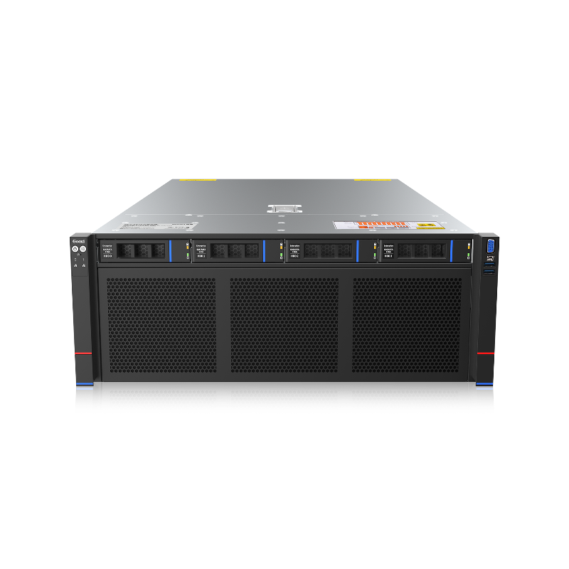 Серверная платформа GOOXI AS4110G-D04R-G4, 2xSocket4677, 16xDDR5, 4x2.5/3.5 HDD HS, Redundant 4x2700 Вт 4U (0.81.504.1002)