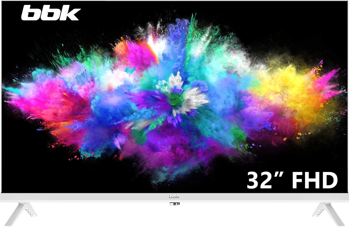 Телевизор 31.5" BBK 32LEM-1081/FTS2C, 1920x1080, белый
